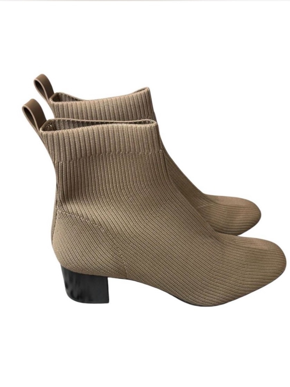 NIB Everlane The Glove Boot ReKnit Tan Mocha Sock Ankle Booties Size 9.5